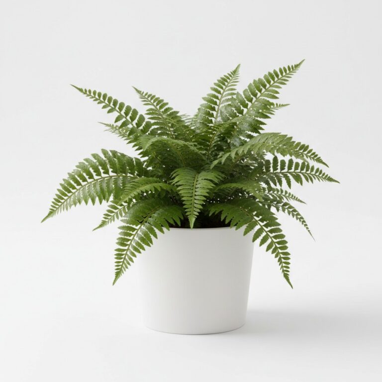Leatherleaf Fern plant